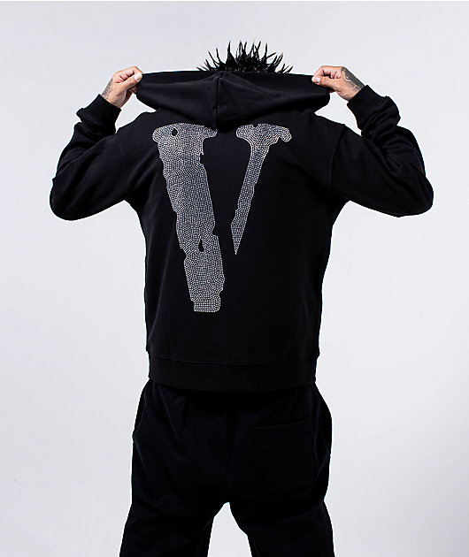 VLONE Friends Black Zip Hoodie
