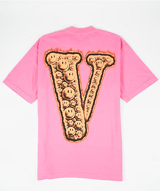 VLONE Friends Face Brite Pink T-Shirt