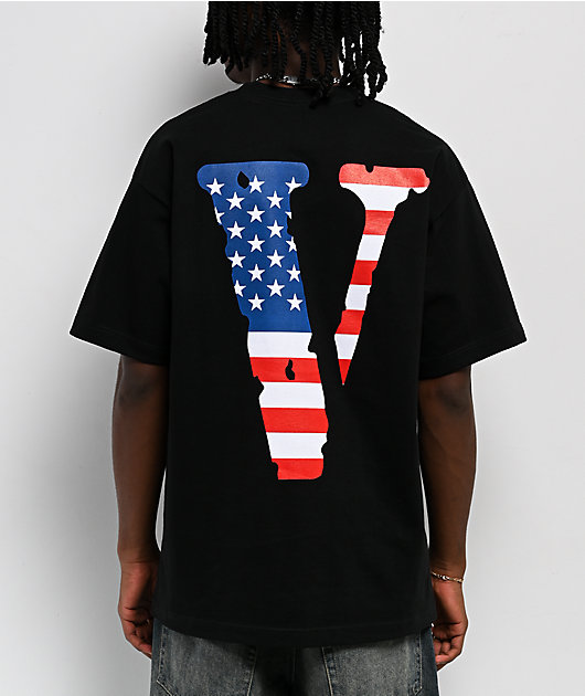 VLONE Friends USA Black T-Shirt