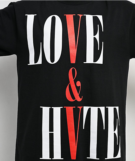 VLONE Love & Hvte Black Long Sleeve T-Shirt