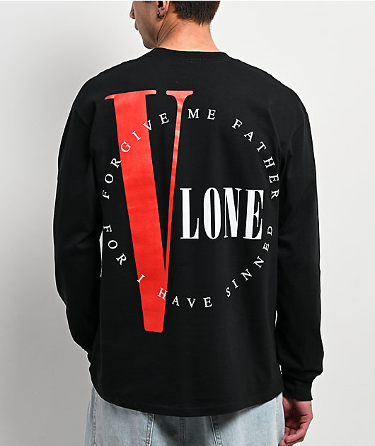 VLONE Love & Hvte Black Long Sleeve T-Shirt