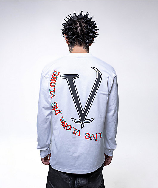 VLONE Omen White Long Sleeve T-Shirt
