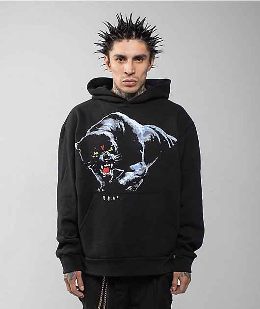 オニヤンマさん専用VLONEパーカー VLONE Panther Black Hoodie | Zumiez