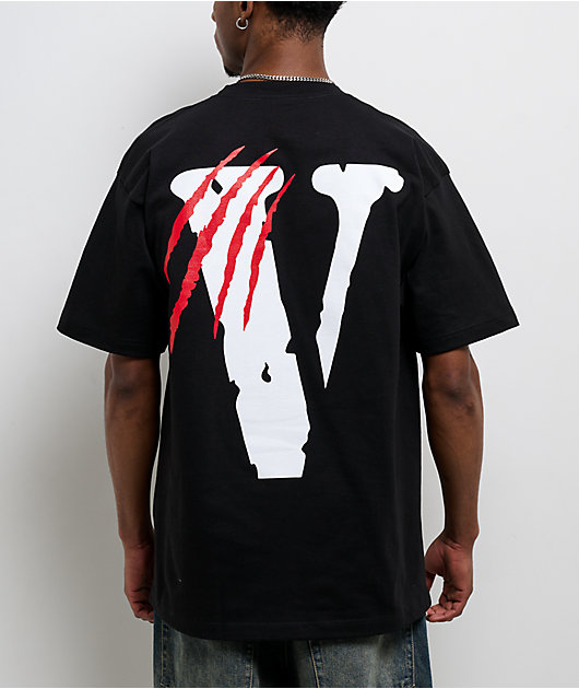 VLONE ブラック Tシャツ Vプリントリフレクター VLONE Panther Black T-Shirt | Zumiez