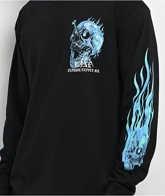 VLONE Screwed Black Long Sleeve T-Shirt