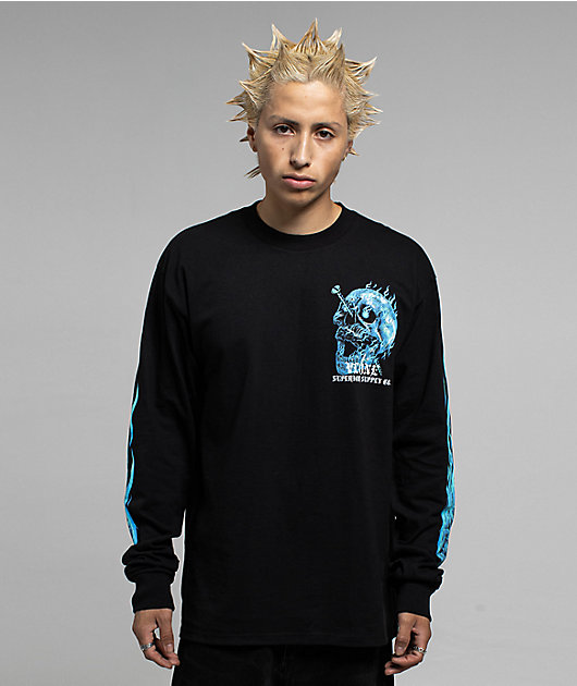 VLONE Screwed Black Long Sleeve T-Shirt