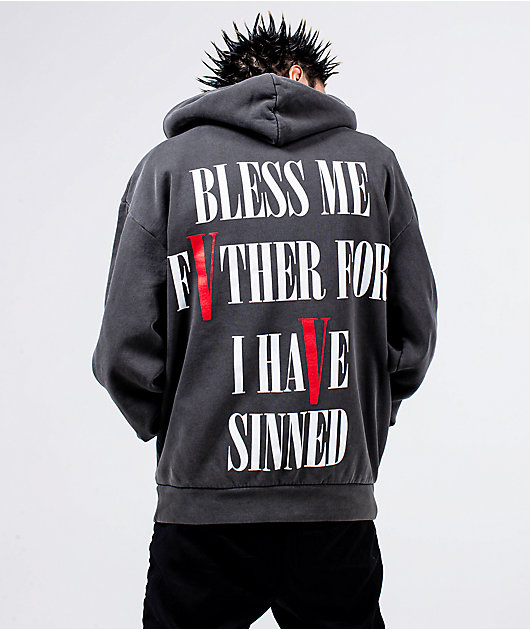VLONE Sinned Charcoal Hoodie
