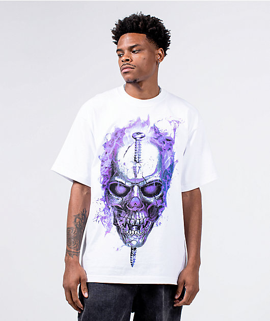 VLONE Skull White T-Shirt | Zumiez