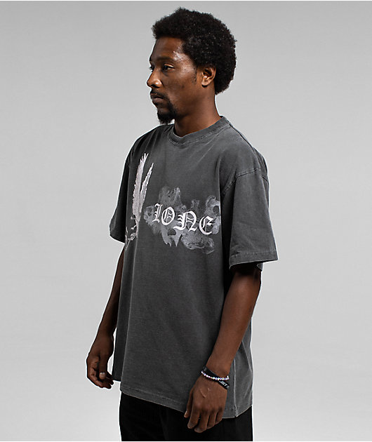 VLONE Smoke Angel Grey Wash T-Shirt