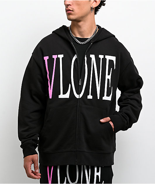 VLONE Staple Black Zip Hoodie