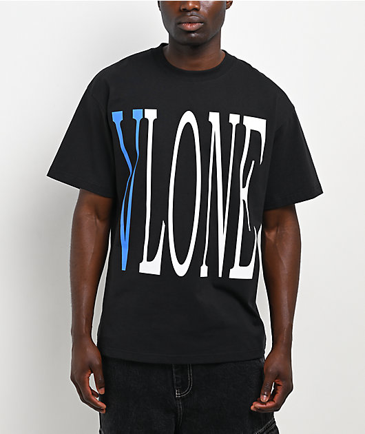 vlone tシャツ s VLONE Staple Blue & Black T-Shirt | Zumiez