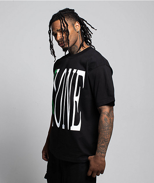 vlonetシャツ  black/green VLONE Staple Green & Black T-Shirt | Zumiez