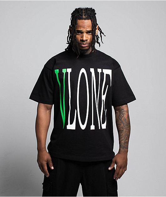 vlonetシャツ  black/green VLONE Staple Green & Black T-Shirt | Zumiez