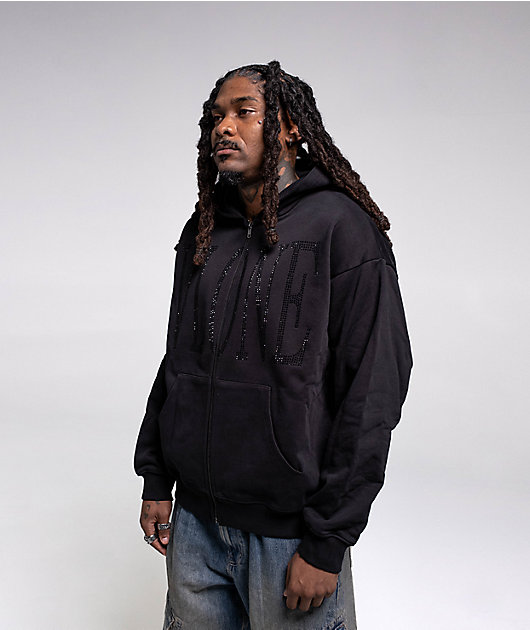 VLONE Staple Murdered Out Black Zip Hoodie | Zumiez