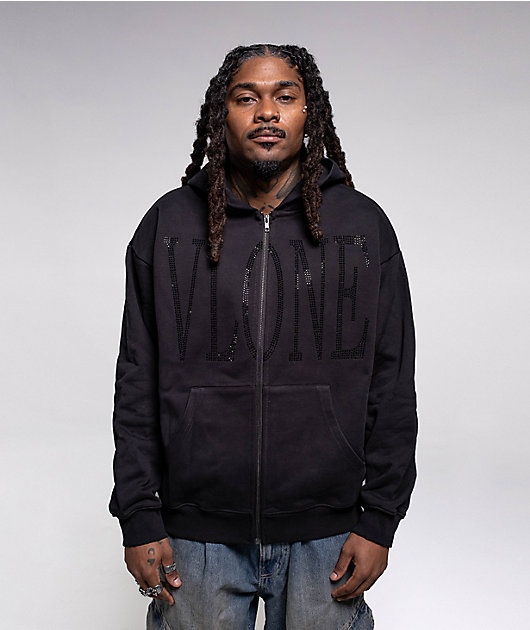 VLONE Staple Murdered Out Black Zip Hoodie | Zumiez