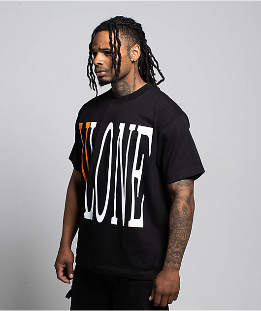 VLONE Staple Orange & Black T-Shirt | Zumiez