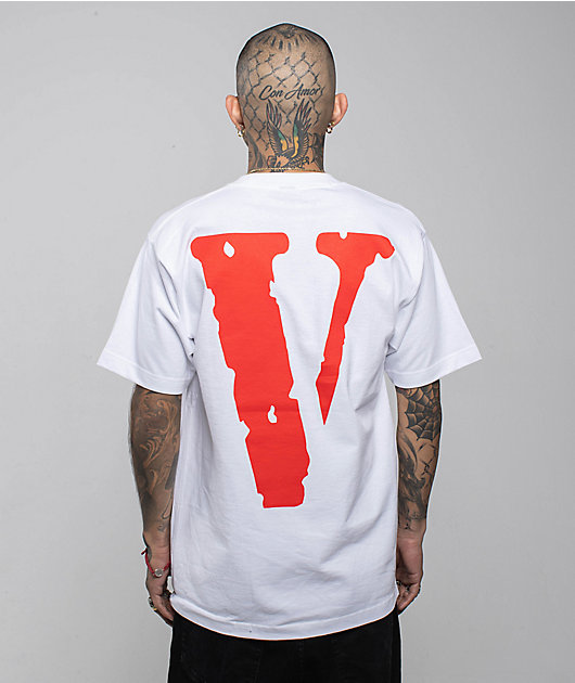 VLONE リフレクター　Tシャツ Vlone Kodak Black x Vlone 47 T Shirt (White)
