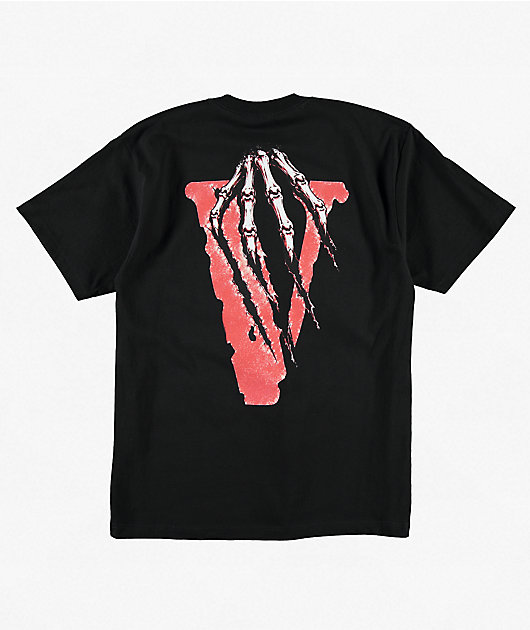 VLONE V Bones Black T-Shirt