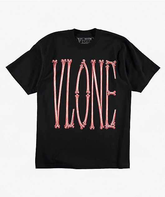 VLONE V Bones Black T-Shirt