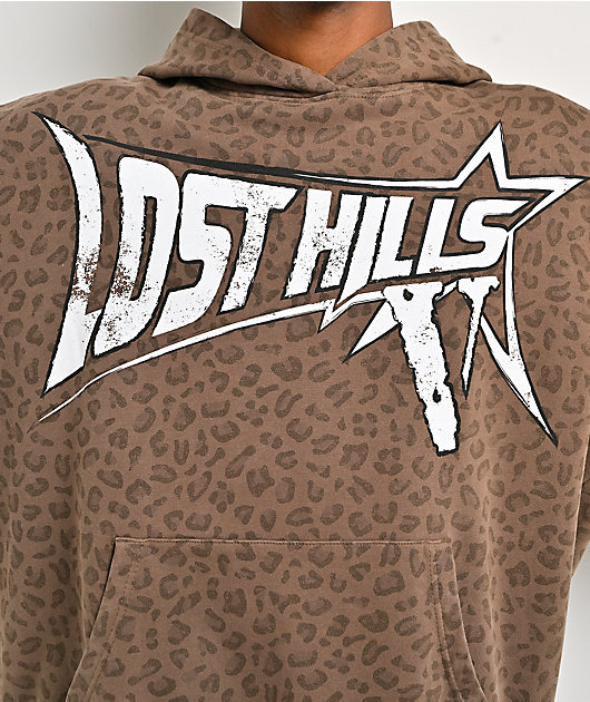 VLONE x LOSTHILLS Leopard Brown Hoodie