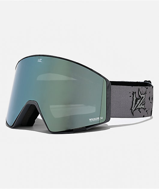 VONZIPPER Capsule Grey Barbwire & Silver Chrome Snowboard Goggles
