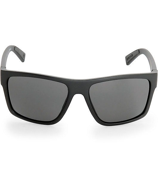 VONZIPPER Dipstick Black Satin & Grey Sunglasses