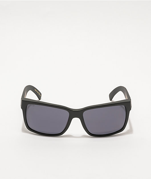 VONZIPPER Elmore Gafas de sol polarizadas en negro satinado y gris