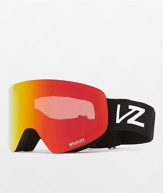 VONZIPPER Encore Black, Satin & Wildfire Snowboard Goggles