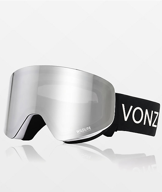 VONZIPPER Encore Black & Silver Snowboard Goggles