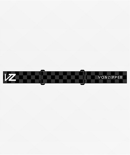 VONZIPPER Encore Black Satin & Stellar Chrome Snowboard Goggles