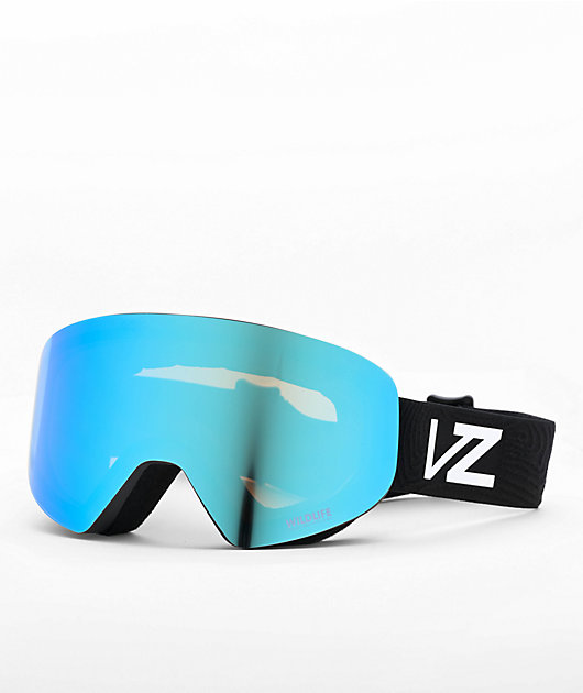 VONZIPPER Encore Black Satin & Stellar Chrome Snowboard Goggles