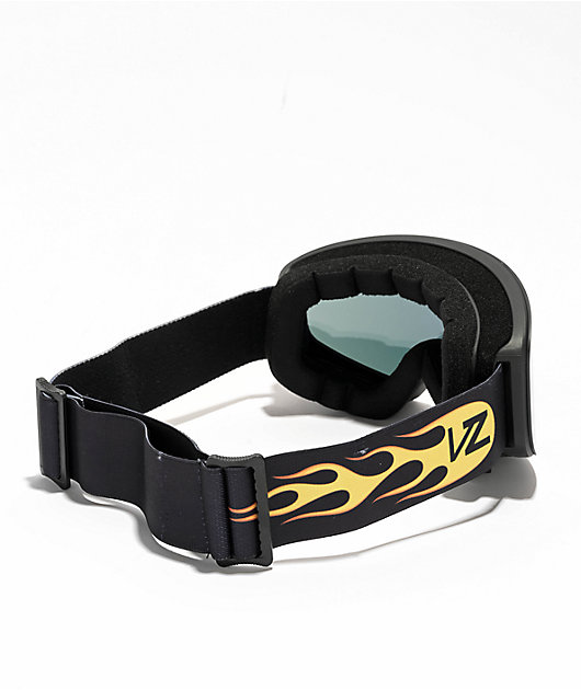 VONZIPPER Encore Chase Flame Black Satin Snowboard Goggles