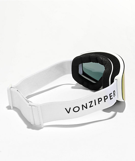 ヴォンジッパー ゴーグル ENCORE VON ZIPPER ホワイト VONZIPPER Encore White Gloss & Fire Chrome Snowboard Goggles