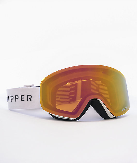 VONZIPPER Encore gafas de snowboard blanco brillante rosa cromado