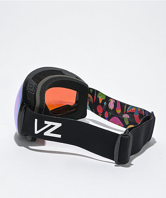 VONZIPPER Jetpack Black Gloss & Stellar Chrome Snowboard Goggles
