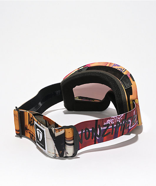 VONZIPPER John Jackson Capsule Rose & Silver Chrome Snowboard Goggles