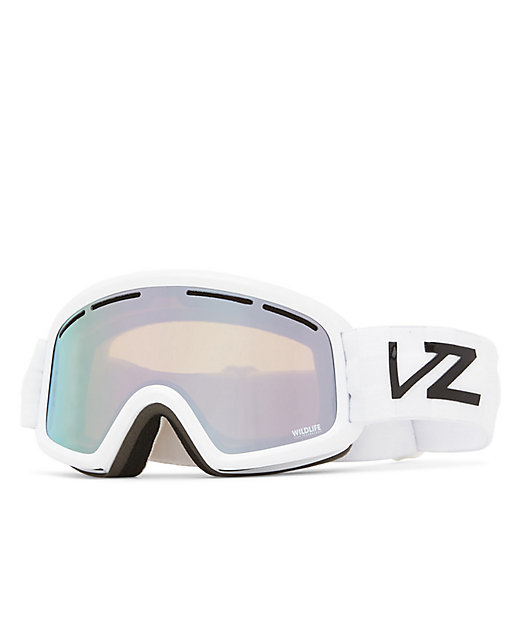 VONZIPPER Trike White Gloss & White Chrome Snowboard Goggles