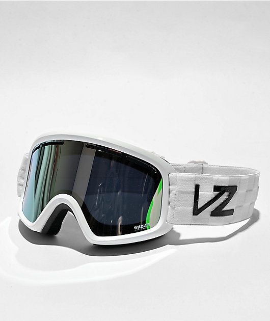 VONZIPPER Trike White Gloss & White Chrome Snowboard Goggles