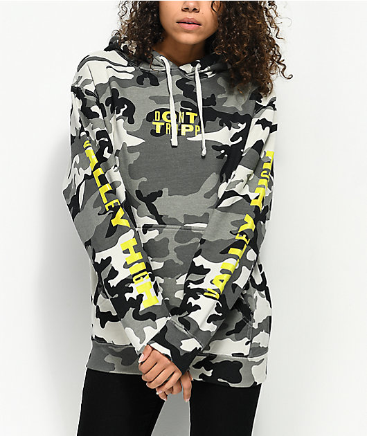 womens gray camo sweatshirt