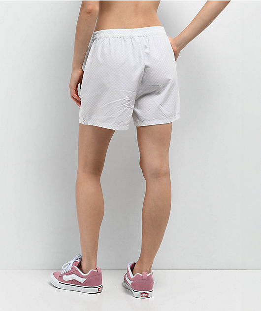 Vans Alicia Checkerboard White Boxer Shorts | Zumiez
