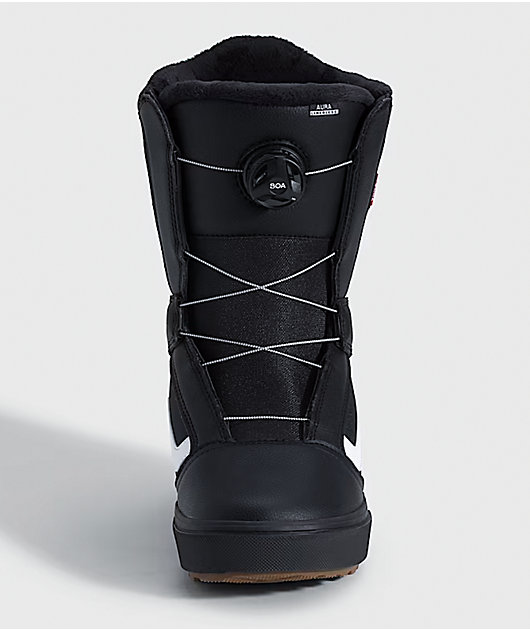 Vans Aura Linerless Black & Gum Snowboard Boots 2026 | Zumiez