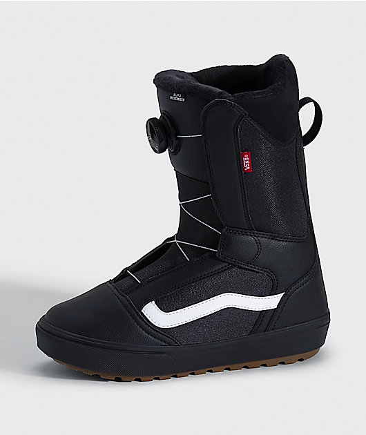 Vans Aura Linerless Black & Gum Snowboard Boots 2026 | Zumiez