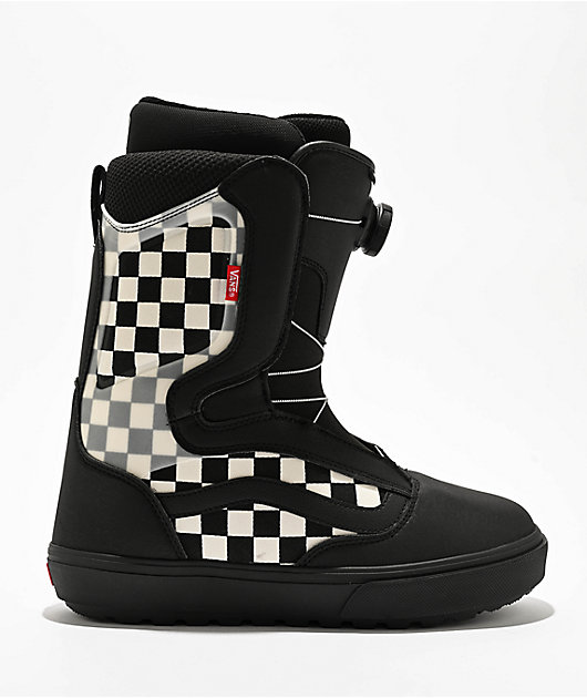 Vans Aura OG Black & Checkerboard Snowboard Boots