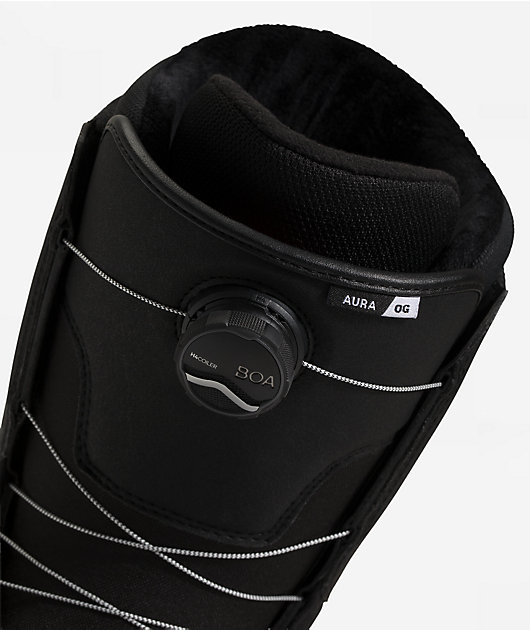 Vans Aura OG Black & White Snowboard Boots 2027