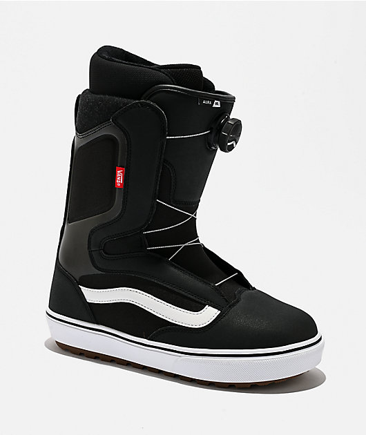 Vans Aura OG Black & White Snowboard Boots 2026 | Zumiez