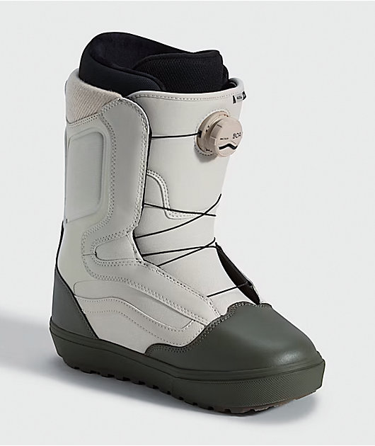 Vans Aura OG Grape Leaf Green & Oatmeal Beige Snowboard Boots 2026
