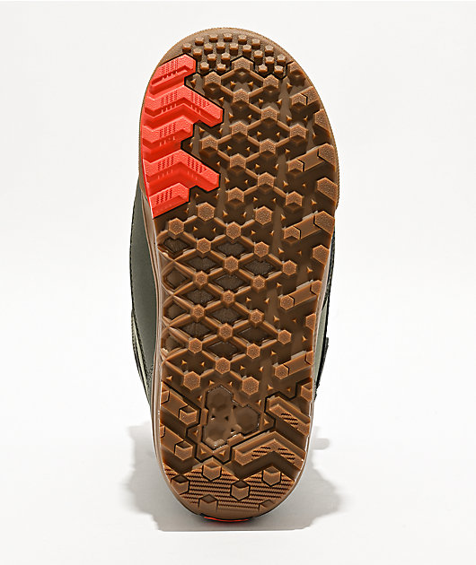 Vans Aura Pro Green & Gum Snowboard Boots | Zumiez