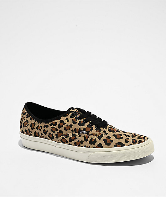 靴 VANS AUTHENTIC Animalier Vans Authentic Animalier Leopard Print Brown Skate Shoes | Zumiez