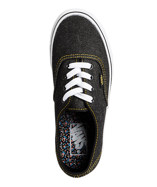 vans denim black