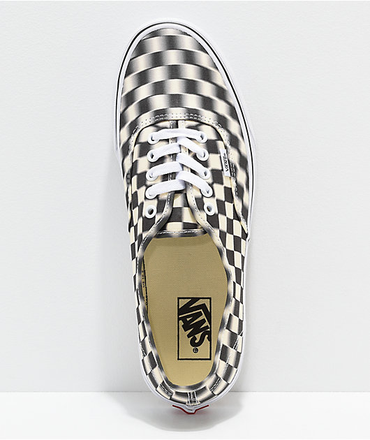 checkerboard vans trippy